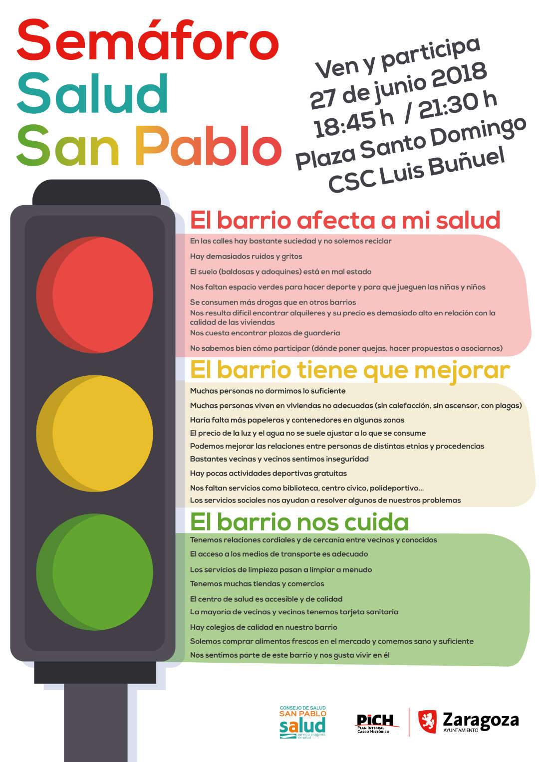 Cartel Semáforo conclusiones